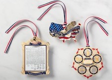 America's 250th Anniversary Ornament Bundle - 3 Piece Commemorate Set picture