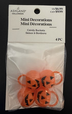 ASHLAND HALLOWEEN MINIATURES JACK-O-LANTERN CANDY BUCKETS ~ NEW 2025 PUMPKINS picture