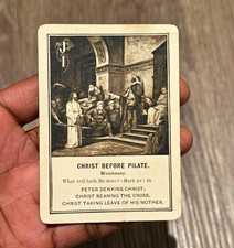 1899 fireside bible game | christ before pilate picture