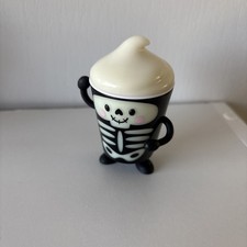 Wendy’s Collectible Kids Meal Glow In The Dark Skeleton Frosty Figurine Toy picture