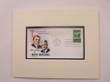Honoring the Mayo Clinic & its founders & the First Day Cover of their own stamp picture