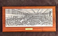 Vintage Bill Olendorf Chicago Mercantile Exchange CME Trading Floor Resin Etchin picture