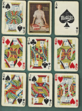 Rare 1910 Advertising Playing Cards MISTLETOE Brand Ham & Bacon CHICAGO 52/52 picture