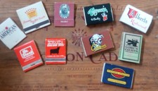 Vintage 10 Matchbooks BONANZA, MR STEAK, Bone KING, CATTLEMENS, CORK N CLEAVER & picture