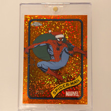 Topps 2025 Topps Chrome Marvel Spider-Man #101 Topps Employee Exclusive 21/25 picture