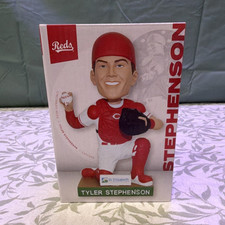 Cincinnati Reds Tyler Stephenson Bobblehead 2021 Red White Figure in Box picture