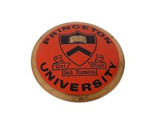 Vintage Princeton University brass plaque or license plate topper picture