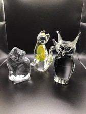 Vintage Murano Glass Owl, Vincenzo Nason & Cie, Italy, Cat , Venezia, Blenko Cat picture