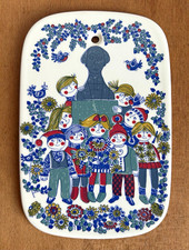 Rare VTG Figgjo Flint Turi Oliver Broste Copenhagen Wall Plaque MCM H C Andersen picture