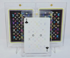Louis Vuitton LV Lot of 3 Murakami Monogram Playing Cards with Stands and COAs picture