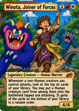 Winota, Joiner of Forces 100 card  commander deck Sat Morning cartoons picture