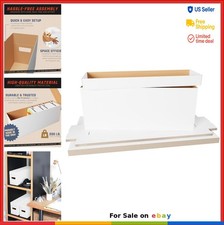 Stackable Comic Book Storage Boxes 5 Count White Corrugated with Lid for Comics picture