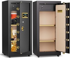 Extra Large Home Safe Box for Office with Wheel,Heavy Duty Safe with Digital Pad picture