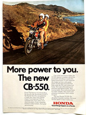 1974 Honda CB-550 Motorcycle Print Ad picture