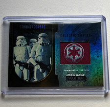 Topps Star Wars Evolution Stormtrooper Galactic Empire Flag Patch 1F-P 13/25 picture