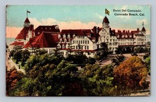 Hotel Del Coronado 1912 Postcard, San Diego Panama-California Expo Stamp picture