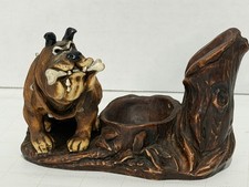 Vintage Comoy’s of London Bulldog Bull Dog W Bone Pipe Stand Rest Italy Spike picture
