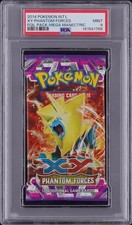 2014 POKEMON XY PHANTOM FORCES FOIL PACK MEGA MANECTRIC PSA 9 picture