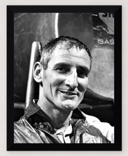 9.5X12 FRAMED KEN MILES SHELBY AMERICAN DRIVER FRAMED PHOTO REPRODUCTION PRINT picture