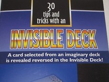 Invisible Deck Booklet - Learn Magic Tricks w/Invisible Deck, Close Up, Street   picture