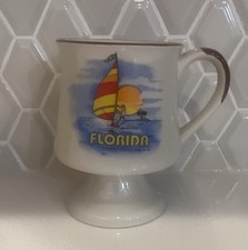 Vintage Florida Sailboat Coffee Mug/Cup. Nice Colors picture