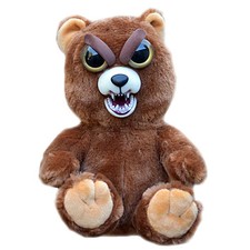 Feisty Pets Brown Bear By Rangs Japan, Facetippet Angry Bear, Changing Expressi_ picture
