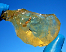 Libyan Desert Glass Meteorite Tektite impact specimen( 255 ct)Real Gem Top AAAA+ picture