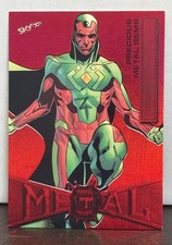 2022 MARVEL METAL UNIVERSE SPIDER-MAN VISION  RED PMG  Precious Metal Gems /100 picture