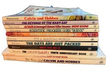 Lot 11 CALVIN AND HOBBES & Hobbs Set BILL WATTERSON Comic Strip Books picture