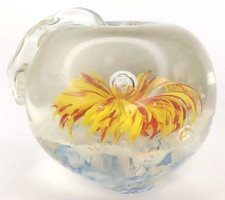 Vintage 1960s Glow In The Dark Aquarium Paperweight picture