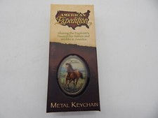 American Expedition Mustang Metal Key Chain New in Box picture