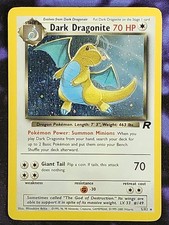 Pokemon Dark Dragonite 5/82 (MP) Holo Unlimited Team Rocket TR picture