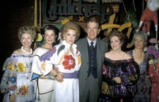 Jane Russell Fred MacMurray Rhonda Fleming and Guests 1980s Old Photo picture