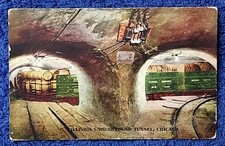 ca1915 Illinois Underground Tunnel Chicago Illinois  picture