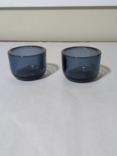 Iittala Valkea Tealight Candleholder Smoky Blue Color Size 2.5.H X 3