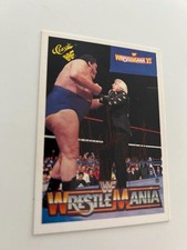 Andre The Giant Signed Autographed WWF Wrestling Card Rare Auto w/ COA picture