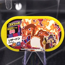 Pokemon Mezastar Super Star Tag Leon's Charizard Gigantamax / Lizardon Takara picture