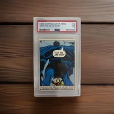 1966 Donruss Marvel Super Heroes #12 PSA 7 NM. True Rookie Card -Bubble Variant picture