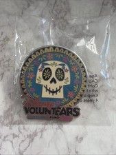 Disneyland 2019 Cast Member Community Fund Voluntears Pin Coco Sugar Skull picture