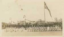 1928 Navy Sailors Military Plaza de Armas Havana Cuba Antique Photo picture