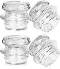 4Pcs Coffee Percolator Glass Top Replacement - Top... picture