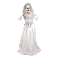 Haunted Hill Farm 5.5-Ft. Double Face Bride Halloween Animatronic 65