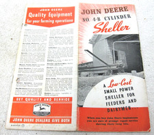 1941 JOHN DEERE NO. 4 - B CYLINDER CORN SHELLER TRACTOR BROCHURE picture