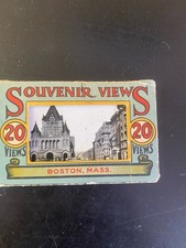 Souvenir Views 20 Boston, Mass. Antique  picture