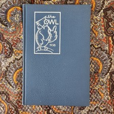 Vintage Yearbook 1938 Standard Evening High School Reading Pennsylvania Owl picture