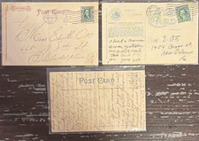3 Vintage Posted Stamped Postcards Salt Lake City Mormon Temple 1907 Original picture