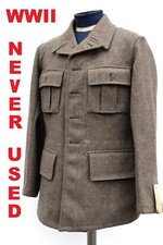 Vintage Swedish Army Fitted Wool Coat/ Jacket /Tunic WWII M39. NEW, 1940 picture