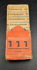 Vintage Carborundum 111 Combination Sharpening Stone 5x2x3/4 Niagara Falls NY picture