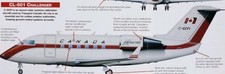 Canadair Challenger Picture Aircraft Brochure Pamphlet Vtg Detail Sheet  picture