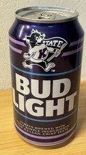 2026 Kansas State Wildcats KSU Bud Light empty Beer Can - vintage Willie picture